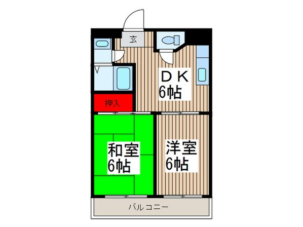 メゾン・ド・パ－シモンの物件間取画像